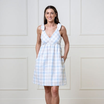 Hope & Henry - Womens Bow Shoulder Dress