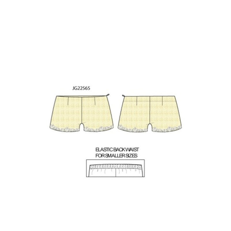 Janie and Jack - Girls with Es Yllw Trim Boucle Short E2