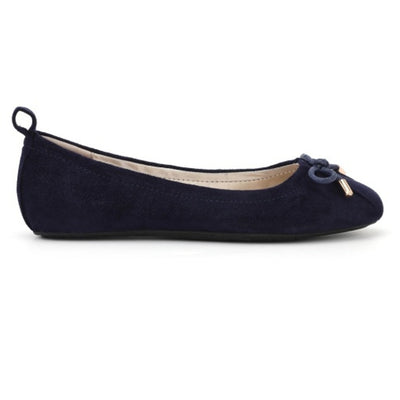 Yosi Samra - Kids Miss Sheila Ballet Flat in Midnight Blue Kids