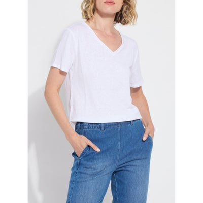 Lysse - Womens Cyrus Box-Cut V-Neck Tee
