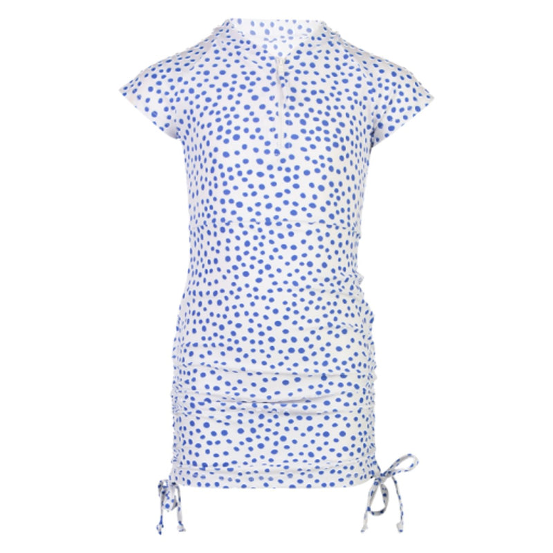 Snapper Rock - Girls Cheetah Spot Short Sleeve Swim Dress