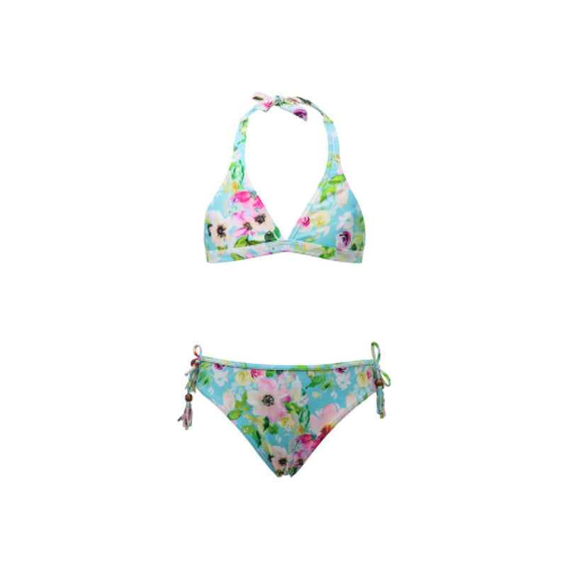 Snapper Rock - Girls Watercolor Floral Classic Bikini