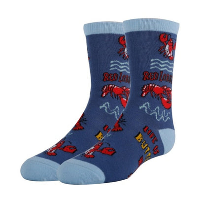 Oooh Yeah - Kids Red Lobstah Kids Crew Socks