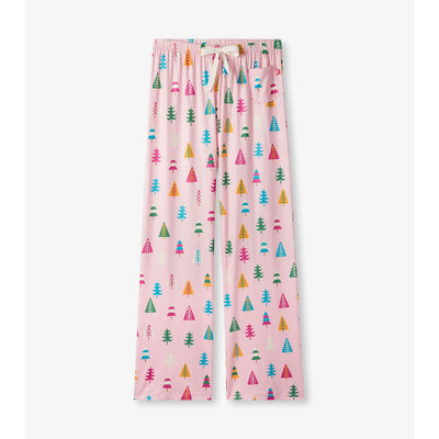 Little Blue House - Unisex Colourful Holiday Trees Pj Pants in a Bag