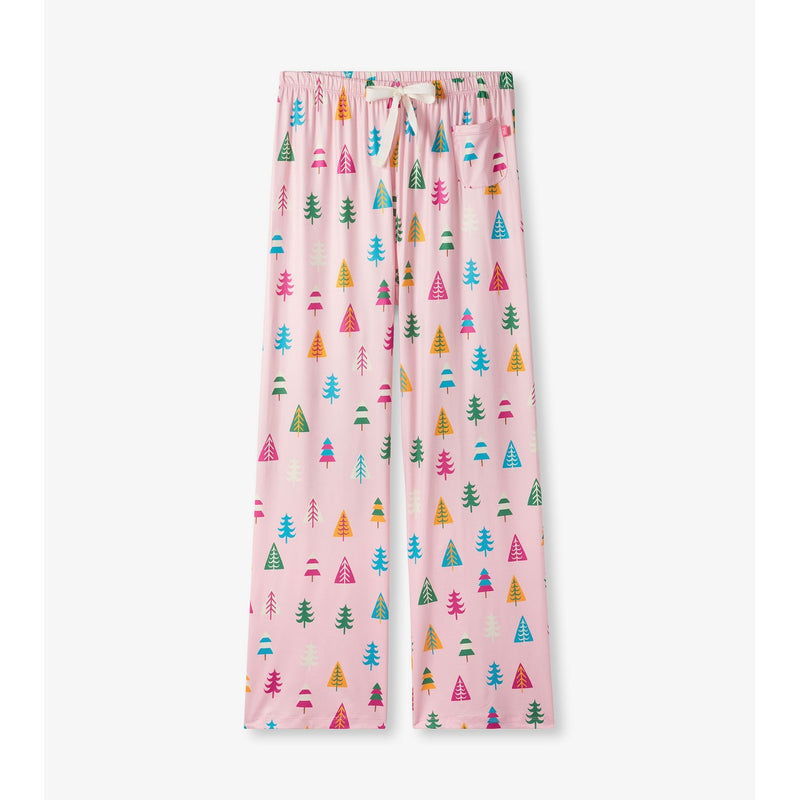 Little Blue House - Unisex Colourful Holiday Trees Pj Pants in a Bag