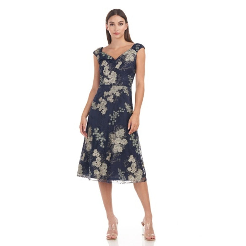 JS Collections - Womens Miriam a-Line Cocktail Dress