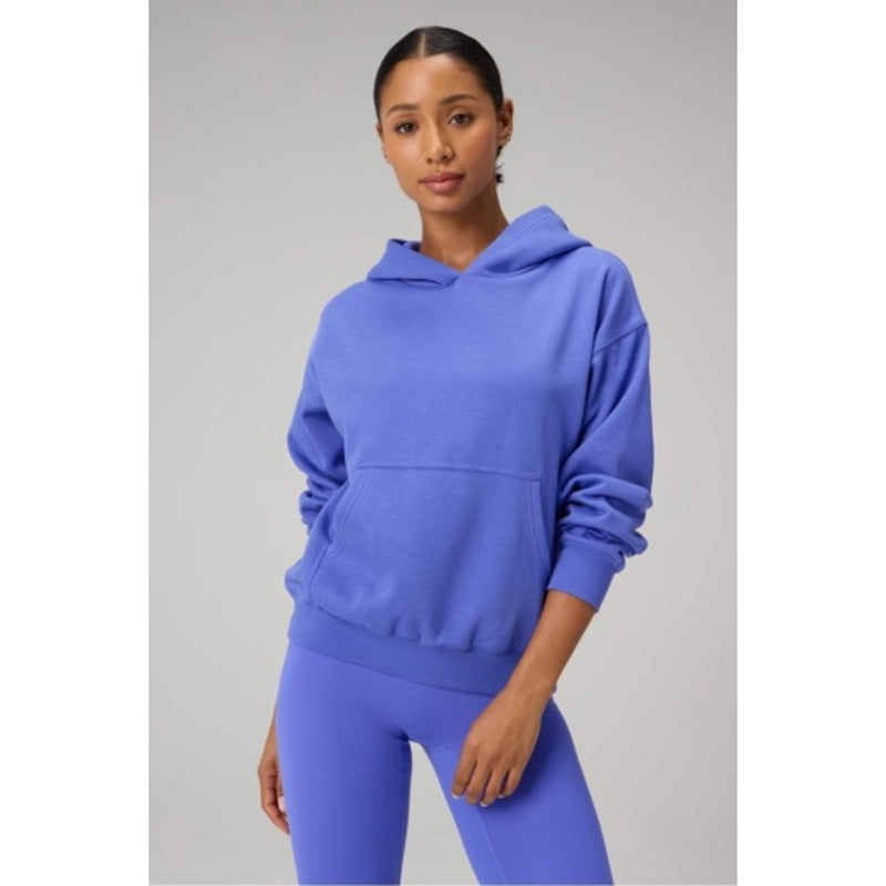 Fabletics - Womens Cozy Fleece Hoodie - Sapphire Sky