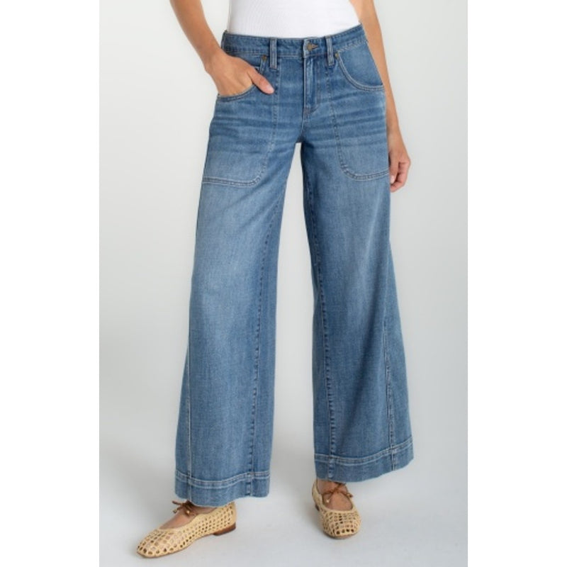 Liverpool Los Angeles - Womens Stride Wide Leg with Utility Details 30" Insea