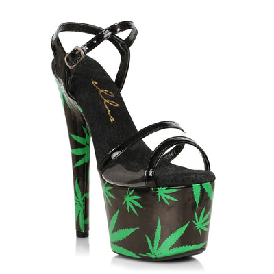 Ellie Shoes - 7" Stiletto Sandal with Marijuna Platform