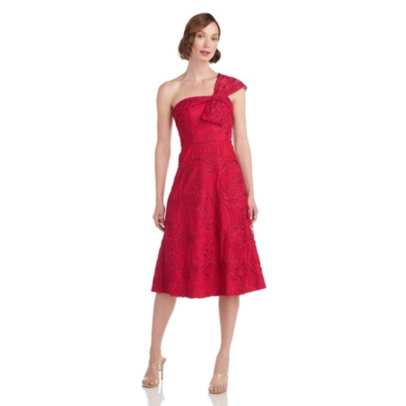 JS Collections - Womens Vanessa Asymmetric Midi Dress