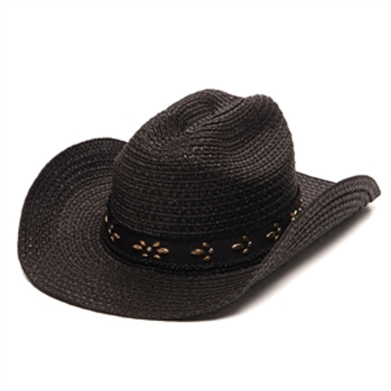 San Diego Hat Company - Womens Coated Paper Braid Cowboy