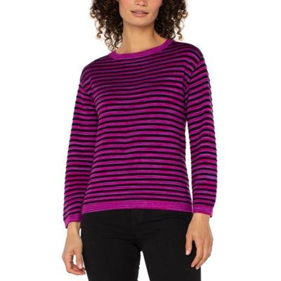 Liverpool Los Angeles - Womens Ls Sleeve Boxy Boat Neck Sweater