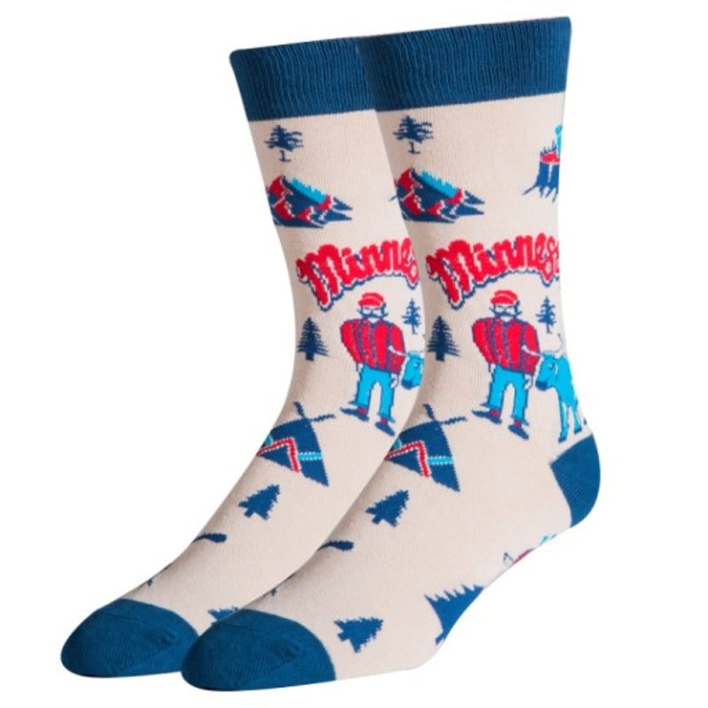 Oooh Yeah - Mens Crew Socks-Minnesota