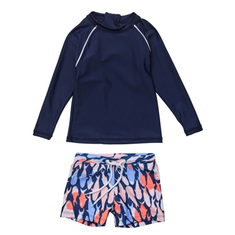 Snapper Rock - Baby Fish Frenzy Long Sleeve Baby Set
