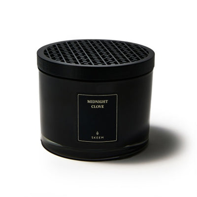 Skeem - Unisex Midnight Clove Obsidian Triple Wick Candle