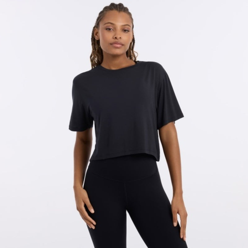 Thirty Three Threads - Unisex Crop Tee Orchid