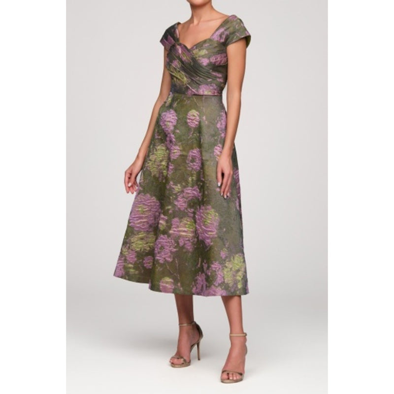 JS Collections - Womens Lulu Tea Length Cocktail
