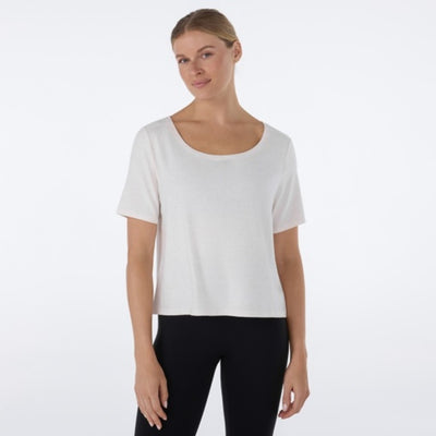 Thirty Three Threads - Unisex Wide Scoop Neck Tee Oat