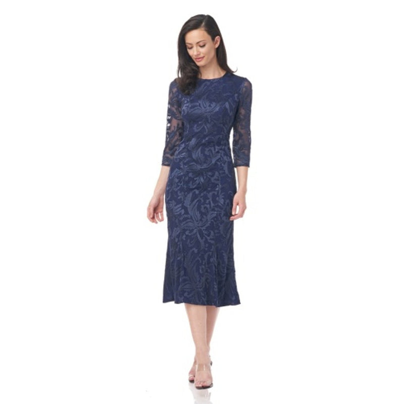 JS Collections - Womens Cecily T-Length Dress