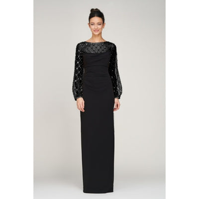 JS Collections - Womens Risha Column Gown