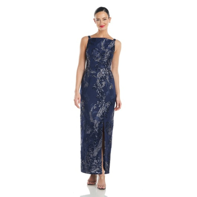 JS Collections - Womens Clara Apron Ankle Length Gown
