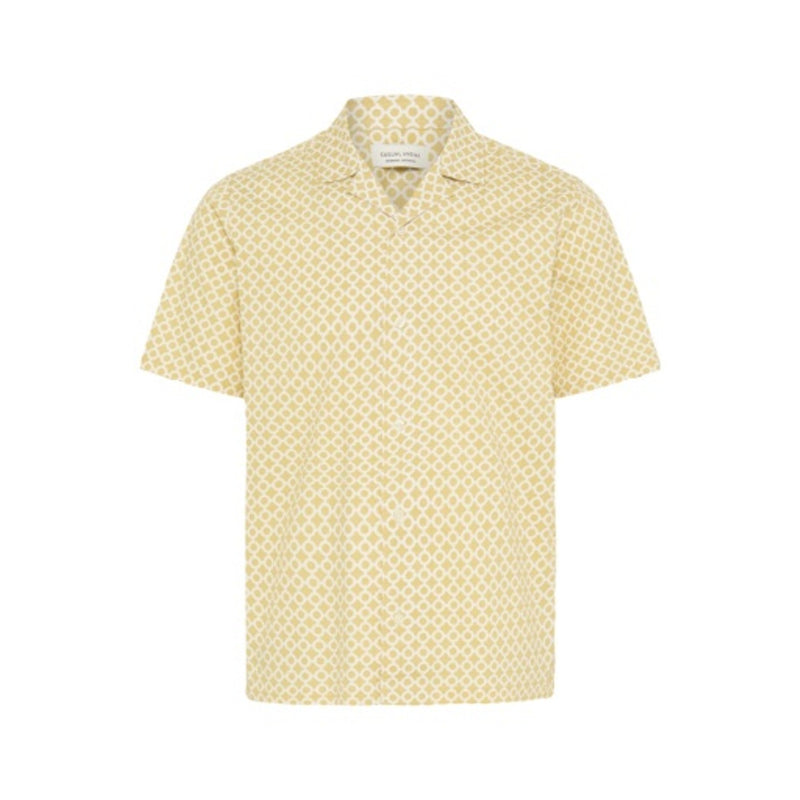 DK Company - Mens Cfmeritt Short Sleeve Floral Aoe Shirt