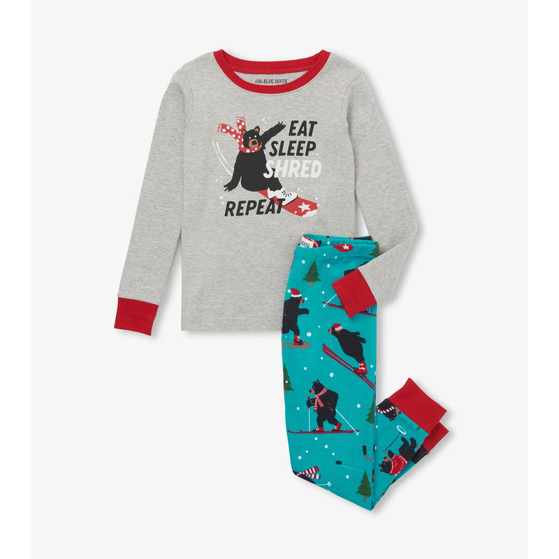 Little Blue House - Eat Sleep Shred Kids Pajama Set
