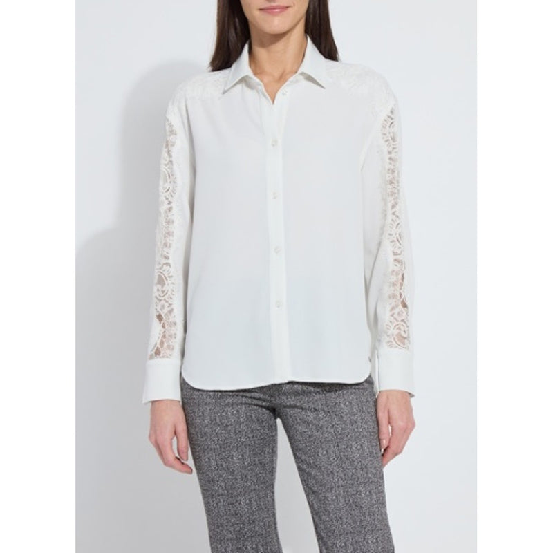 Lysse - Womens Natasha Lace Trim Shirt