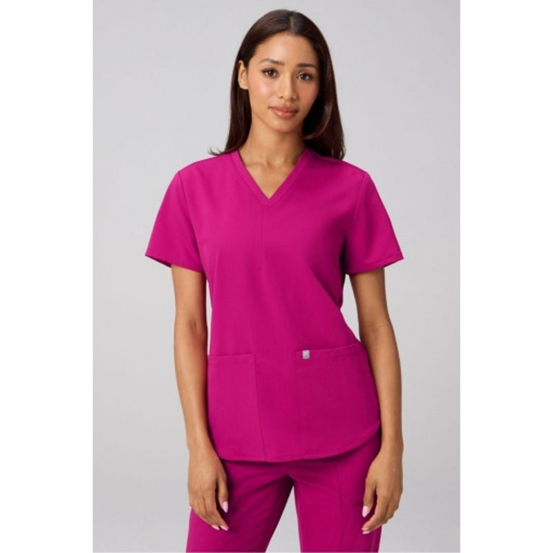 Fabletics - Womens Method Scrub Top Motiontech - Hibiscus