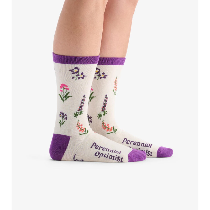 Little Blue House - Wildflowers Womens Crew Socks
