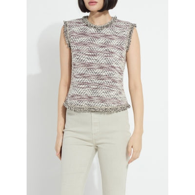 Lysse - Womens Cleo Sleeveless Tweed Shell