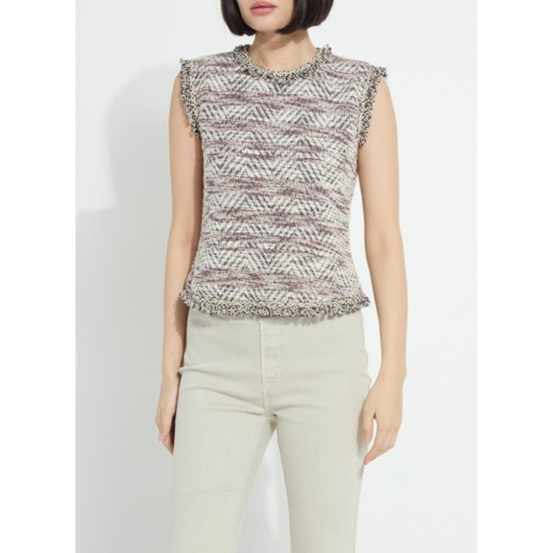 Lysse - Womens Cleo Sleeveless Tweed Shell
