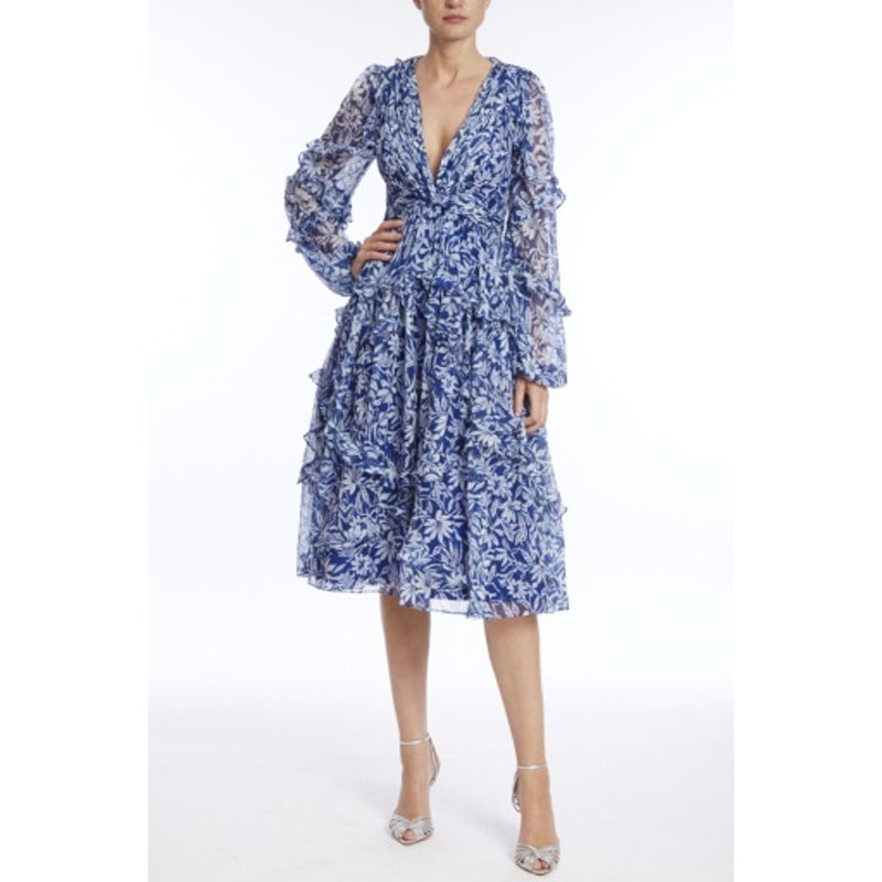 Badgley Mischka - Womens Print Ggt Plunge Ctl