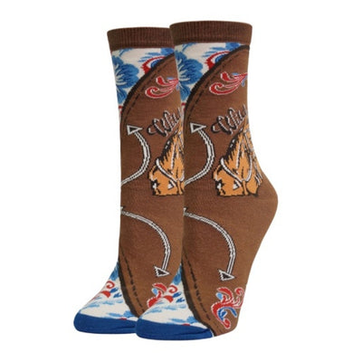 Oooh Yeah - Womens Urban Cowboy Women's Crew Socks