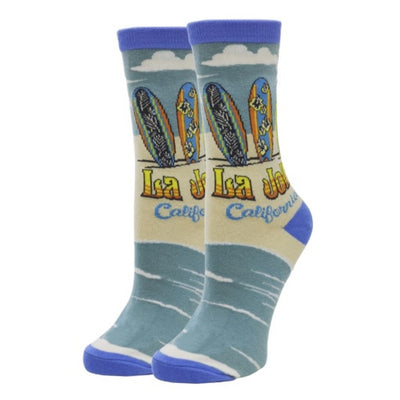 Oooh Yeah - Womens La Jolla-Womens Crew Sock