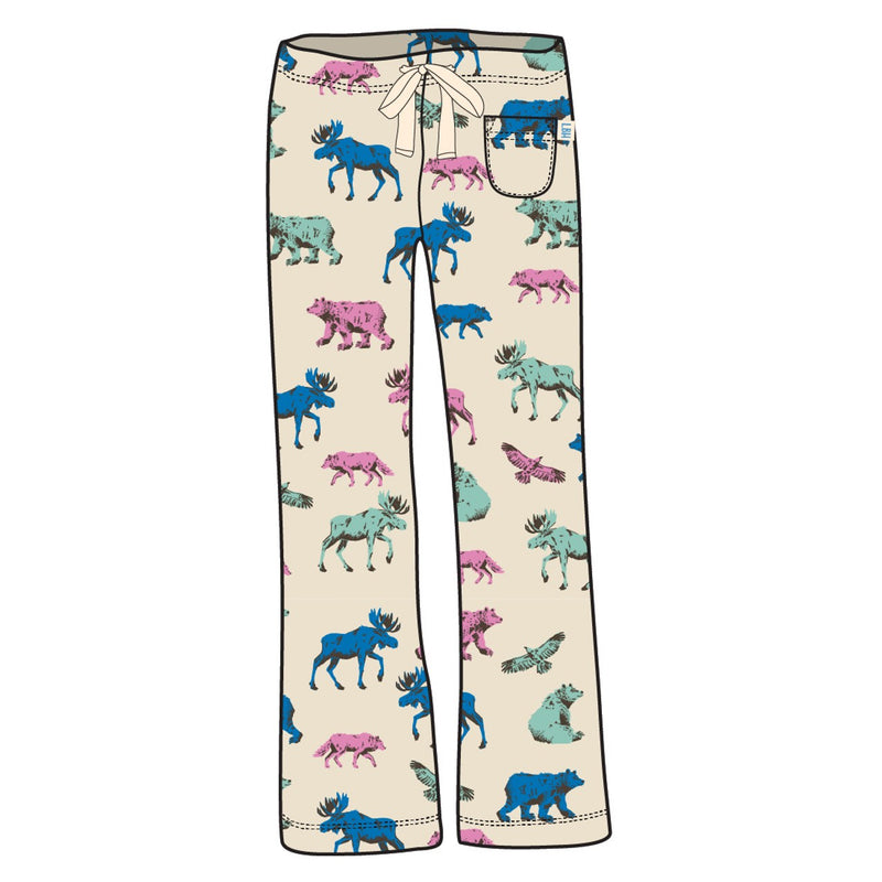 Little Blue House - Woodland Animals Womens Pj Pants in a Bag