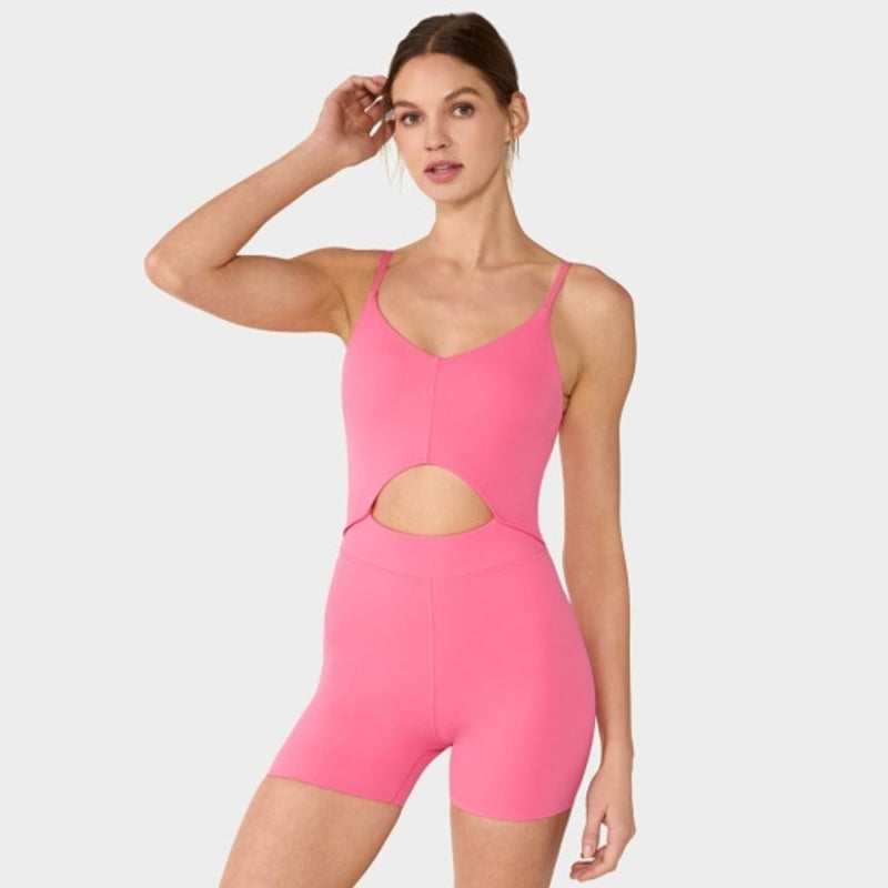 Thirty Three Threads - Unisex Alignment Bodysuit S Sunset Pink