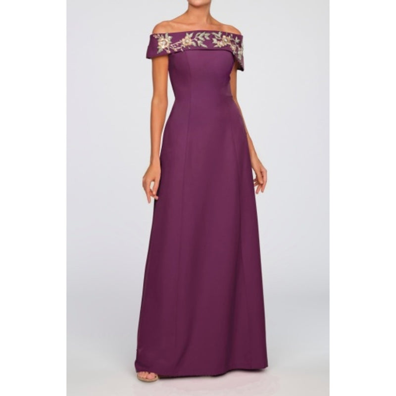 JS Collections - Womens Ursula a Line Gown