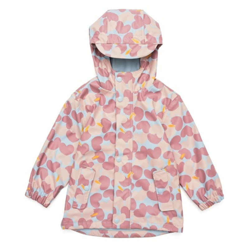 Snapper Rock - Girls Apple Love Recycled Waterproof Raincoat