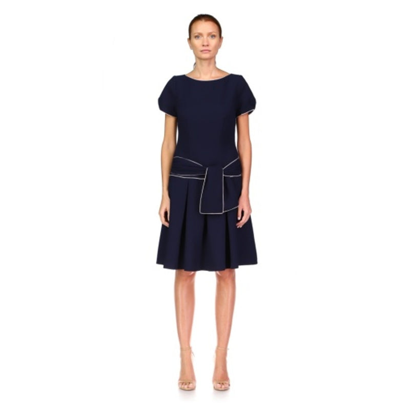 JS Collections - Womens Stretch Crepe Fit and Flare