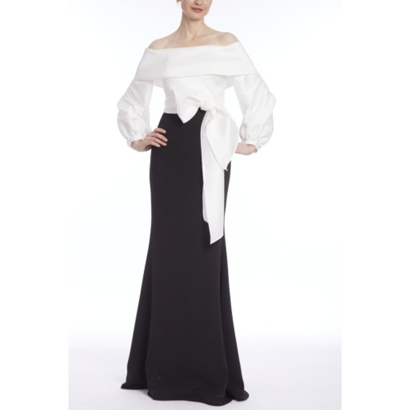 Badgley Mischka - Womens Long Sleeve Off Shld Combo