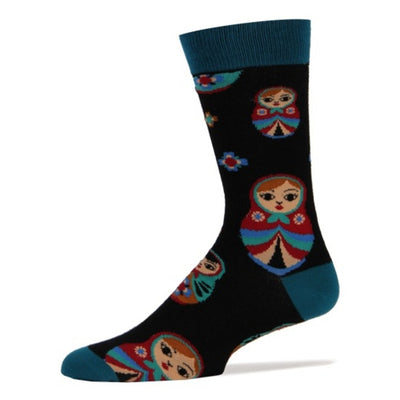 Oooh Yeah - Mens Crewmatryoshka Men's Crew Socks