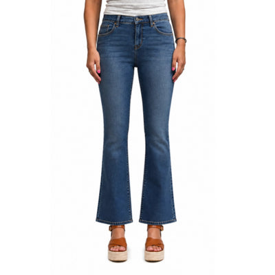 1822 Denim - Womens Petite 27" Kick Flare Jean
