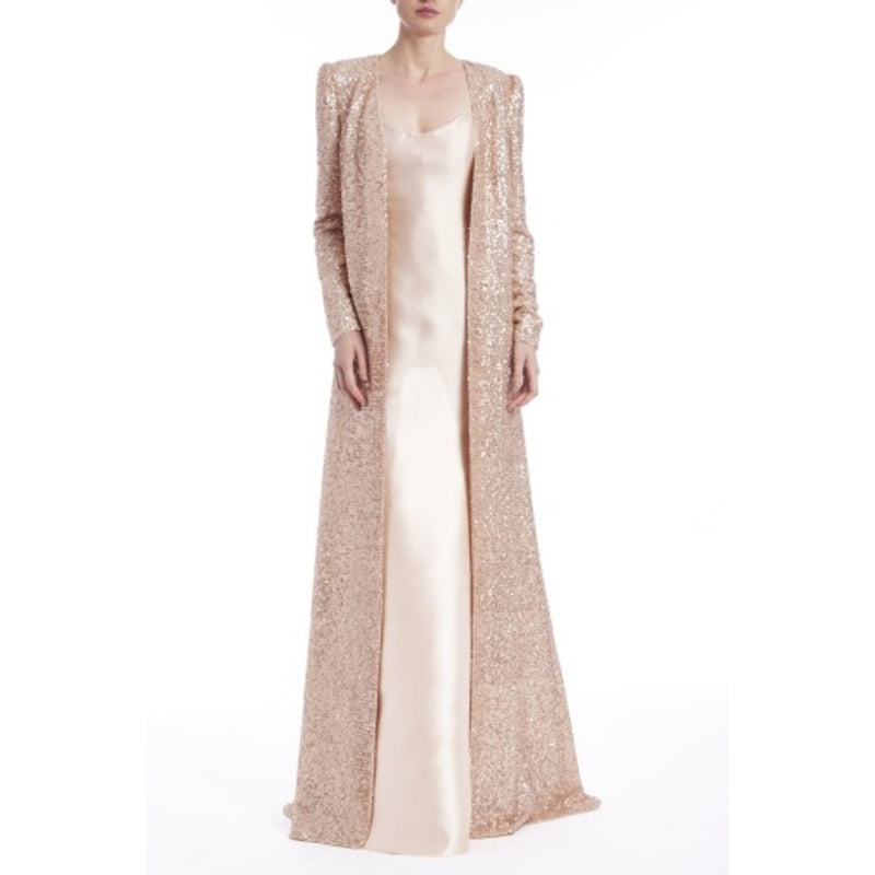Badgley Mischka - Womens Sequin Duster Set