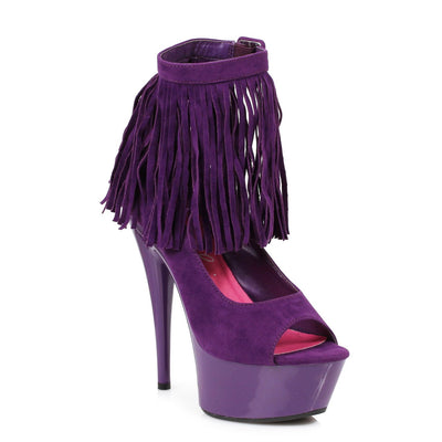 Ellie Shoes - 6" Platform with Fringe