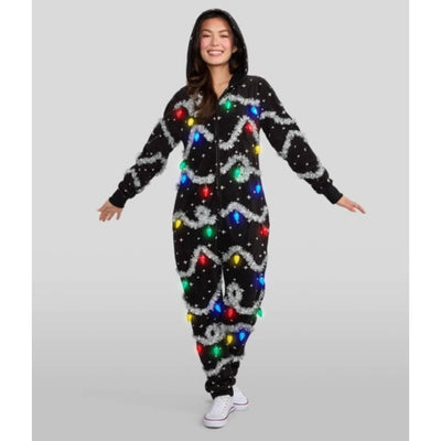 Tipsy Elves - Womens Glow Getter Light Up Jumpsuit