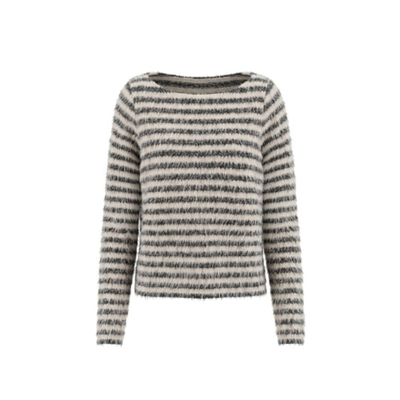 Liverpool Los Angeles - Womens Long Sleeve Boatneck Knit Top