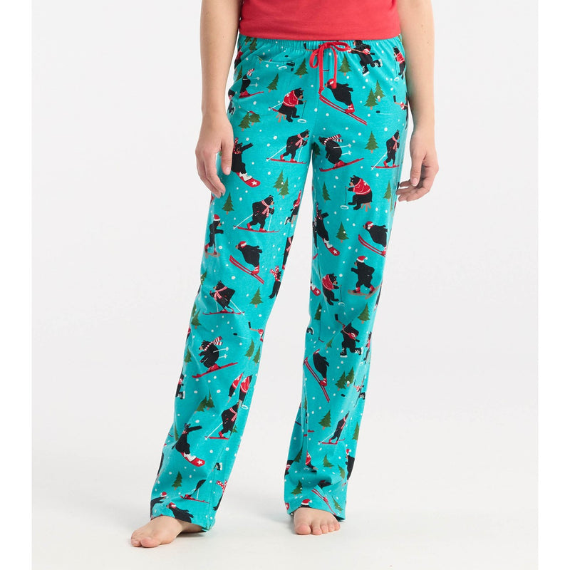 Little Blue House - Wild Winter Sports Womens Jersey Pajama Pants