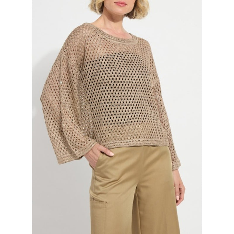 Lysse - Womens Bailey Slouchy Net Mesh Knit