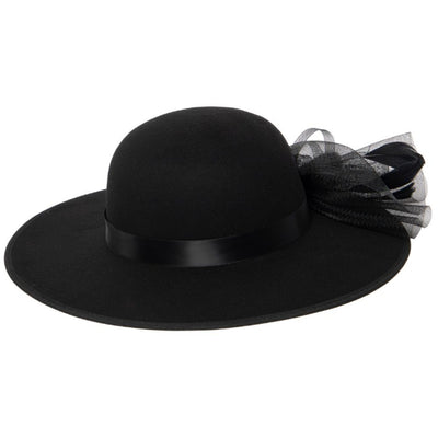 San Diego Hat Company - Round Crown Faux Felt Dress Hat